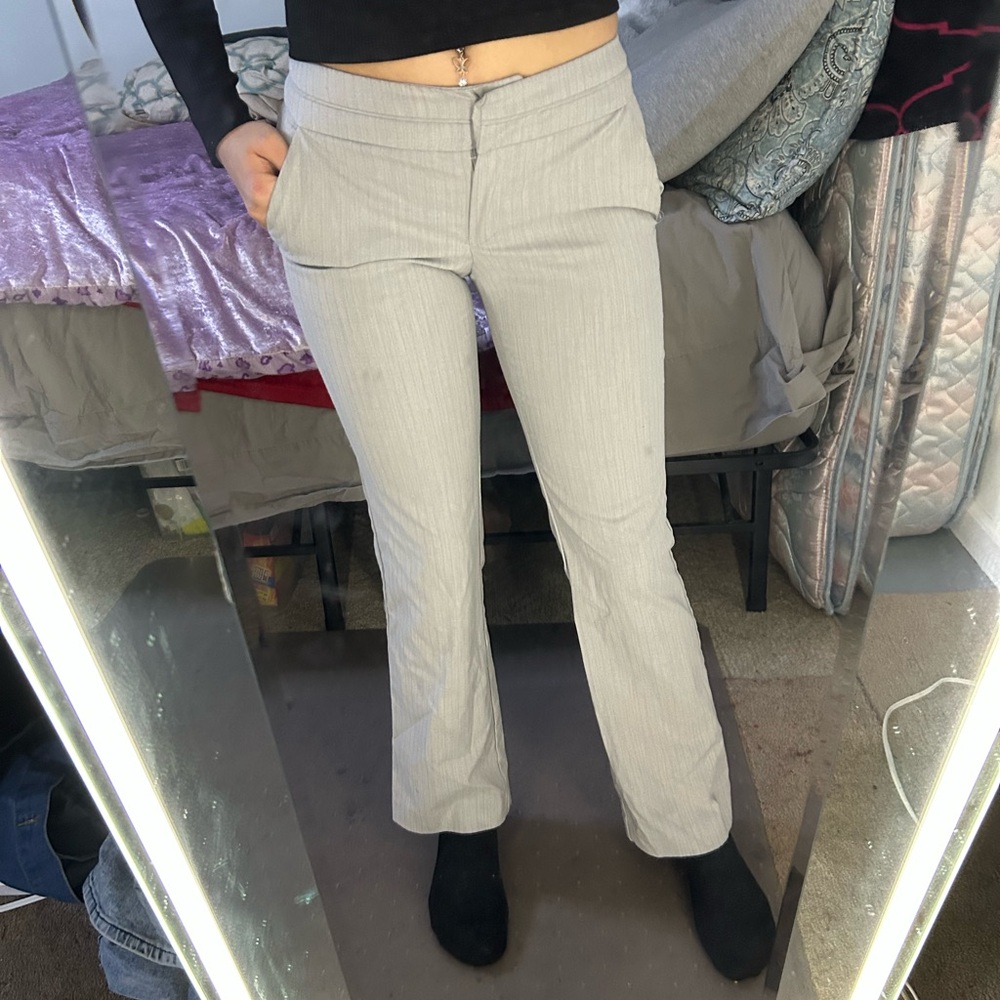Stylish Gray Flare Pants
